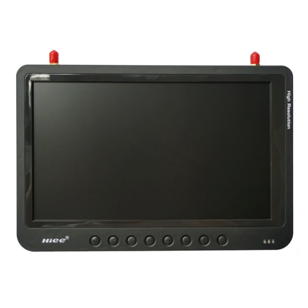 Дисплей HD FPV 9" HIEE HDRM908 1024x600 два приймачі 5.8GHz 32к + адаптер