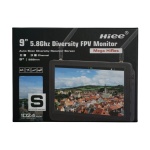 Дисплей HD FPV 9" HIEE HDRM908 1024x600 два приймачі 5.8GHz 32к + адаптер - Зображення 8