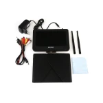 Дисплей HD FPV 7" HIEE HDRM808 1024x600 з двома приймачами 5.8GHz 32 канали та акумулятор. - Зображення 5