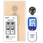 Цифровий анемометр крильчатий 0,3-30м/с, -10-45°C WINTACT WT82 - Зображення 3