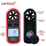 Анемометр цифровий 0,1-30м/с, -10-45°C WINTACT WT816 - Зображення 2