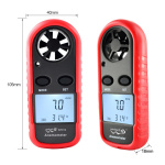 Анемометр цифровий 0,1-30м/с, -10-45°C WINTACT WT816 - Зображення 4