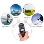 Анемометр цифровий 0,7-30м/с, -10-45°C WINTACT WT816A - Зображення 6