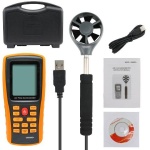 Анемометр професійний USB 0,3-45м / с, 0-45 ° C BENETECH GM8902X - Зображення 3