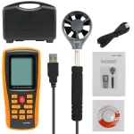 Анемометр професійний USB 0,3-45м / с, 0-45 ° C BENETECH GM8902X - Зображення 3