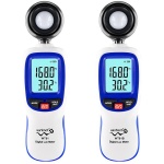 Цифровий люксметр (вимірювач освітленості + термометр) Bluetooth 200000 Lux WINTACT WT81B - Зображення 2