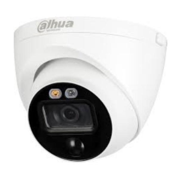 5 МП HDCVI вуличні/внутр відеокамера активного реагування DH-HAC-ME1500EP-LED (2.8 мм)
