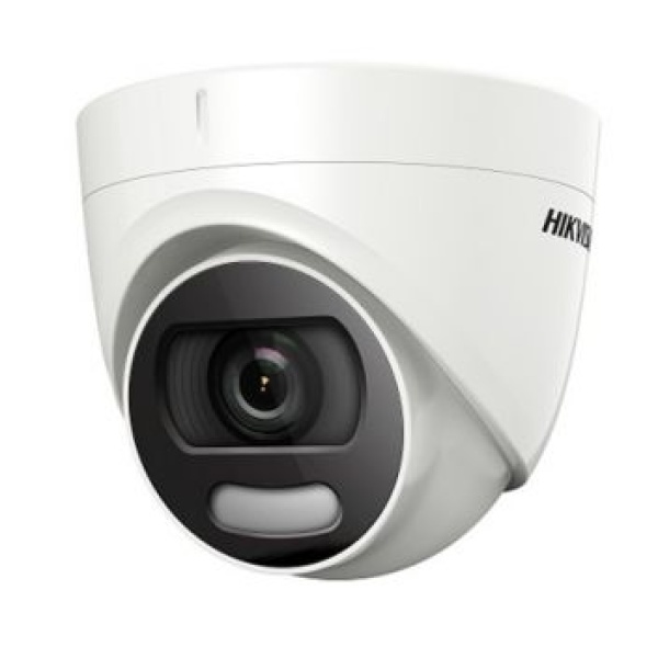 5мп TVI/AHD/CVI/CVBS відеокамера ColorVu Hikvision c лід підсвічуванням DS-2CE72HFT-F (2.8 ММ)