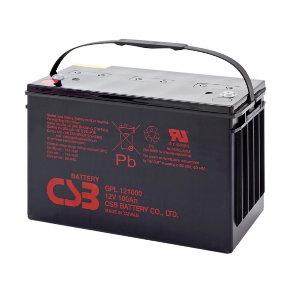 Акумуляторна батарея CSB GPL121000, 12V 100Ah (343х168х215 (220)
