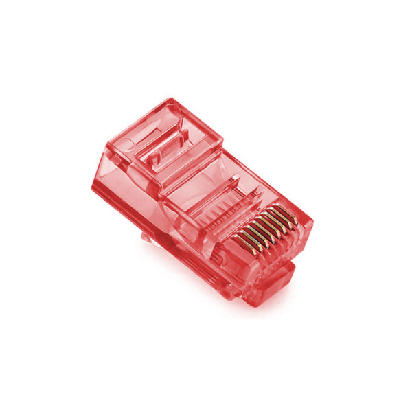Конектор Merlion RJ-45 8P8C UTP Cat-5 (100 шт/уп.) Q100 Red