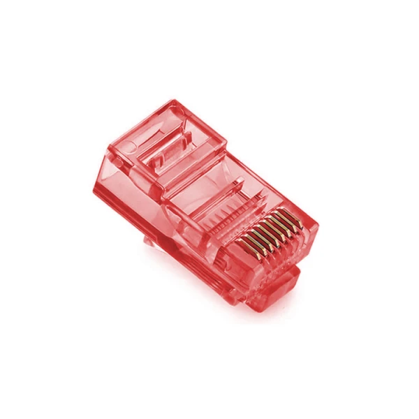 Конектор Merlion RJ-45 8P8C UTP Cat-5 (100 шт/уп.) Q100 Red