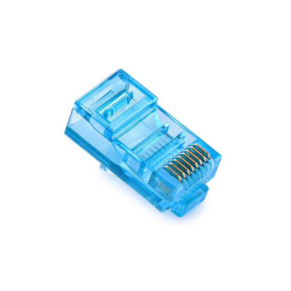 Конектор Merlion RJ-45 8P8C UTP Cat-5 (100 шт/уп.) Q100 Синій