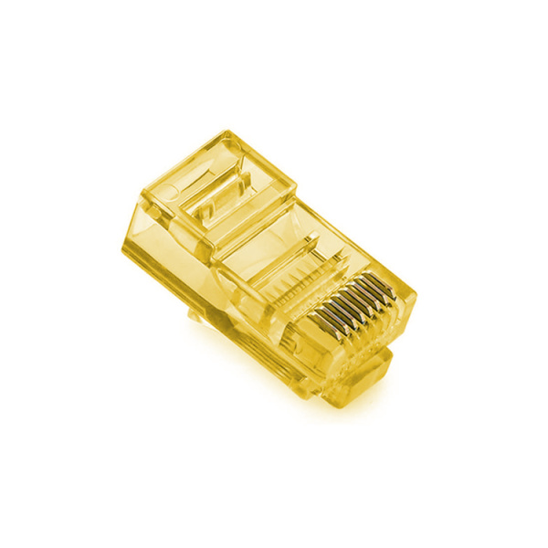 Конектор Noname RJ-45 8P8C UTP Cat-5 (100 шт/уп.) Q100 Yellow