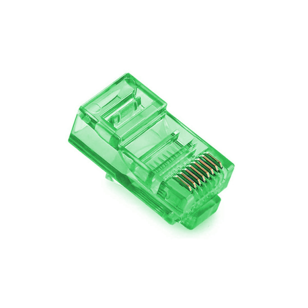 Конектор Merlion RJ-45 8P8C UTP Cat-5 (100 шт/уп.) Q100 Green