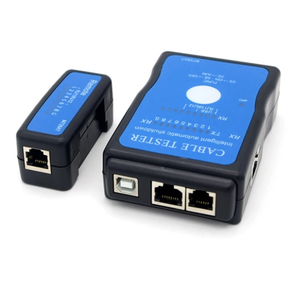 Кабельний тестер Merlion M726ATUSB, RJ-45+USB, батарейки в комплекті немає