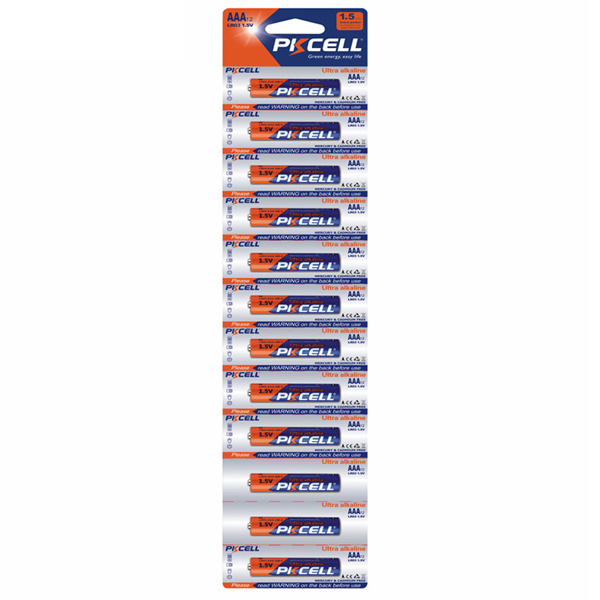 Батарейка сольова PKCELL 1.5V AAA/R03, 12 штук у блістері ціна за блістер, Q10