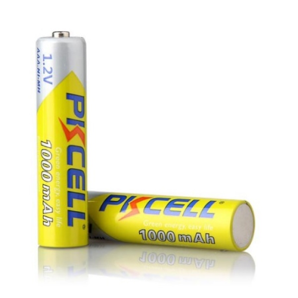 Аккумулятор PKCELL 1.2V AAA 1000mAh NiMH Rechargeable Battery, 2 штуки у блістері ціна за блістер, Q12
