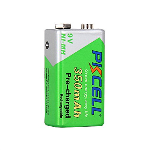 Аккумулятор PKCELL 9V/350mAh, крона, NiMH Rechargeable Battery, 1 штука у блістері ціна за блістер Q10