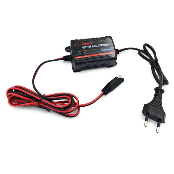 Автоматичне ЗУ для аккумулятора 6V/12V (MF, WET, AGM, GEL), Merlion TE4-023, 100-240V, Струм заряду 6/12V/750mA, крокодилі в комплекті