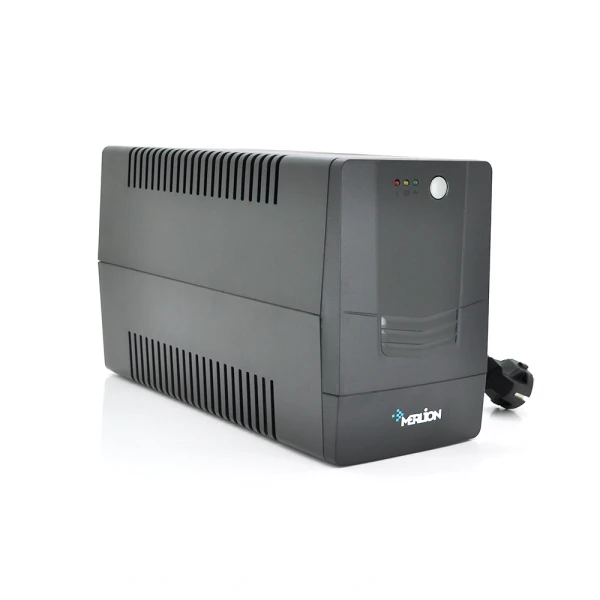 ДБЖ Merlion Velli 1K (600W) LED, 162-290VAC, AVR 1st, 4 SCHUKO, 2x12V7Ah, plastik Case Q2 (320x130x182) 8,2 кг