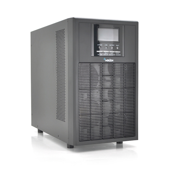 ДБЖ Merlion RTSW KRONOS Pro+10KL Tower (8000W) LCD, 110-300VAC, AVR 1st, 192V під зовнішню батарею, USB & RS232, plastik Case Q1 (442x190х318) 16кг