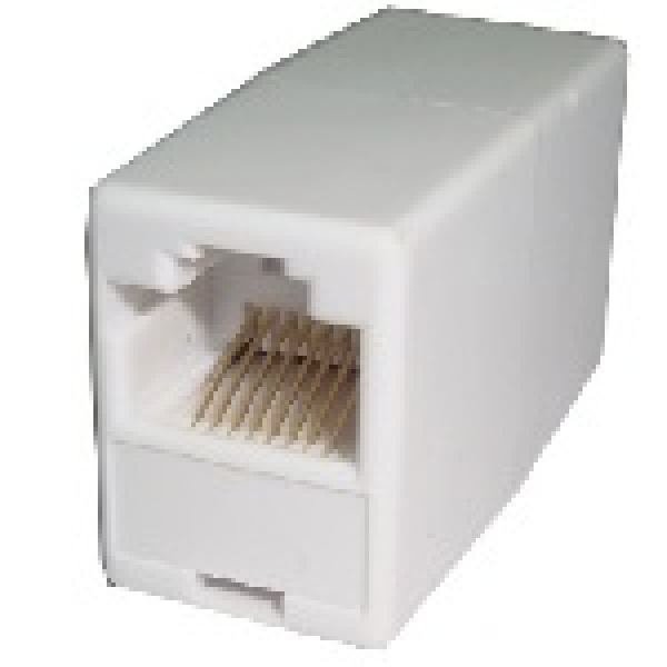 З'єднувач RJ45 8P8C мама/мама RJ45 для з'єднання кабелю, сірий, Q100