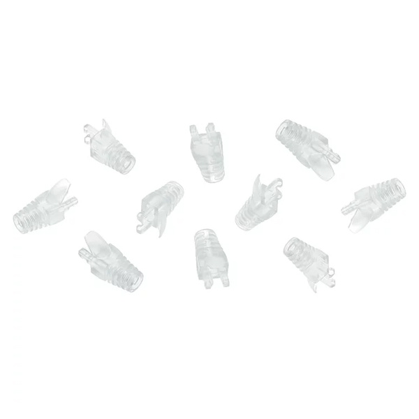 Ковпачок ізолюючий Merlion RJ-45 прозрачний Cat.5/Cat.6 (100 шт/уп.) Q100