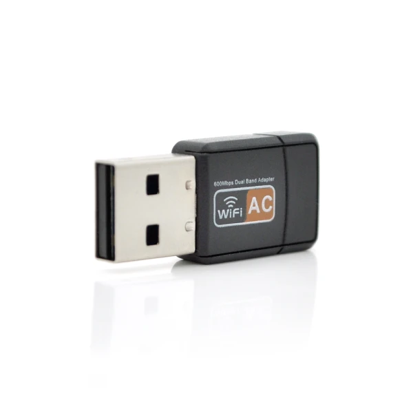 Двохдіапазонний бездротовий мережевий адаптер Wi-Fi-USB Merlion LV-UAC09, RTL8811CU, 802.11bgn, 600MB, 2.4GHz, Blister Q400