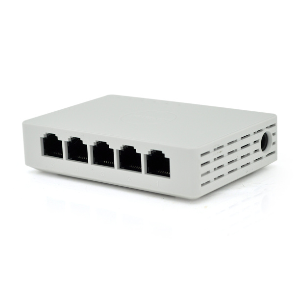Комутатор Hikvision 3E0505D-E 5 портів Ethernet 10/100 Мбіт/1000 Мбіт/сек, BOX Q200
