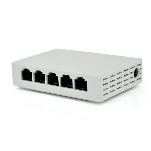 Комутатор Hikvision 3E0505D-E 5 портів Ethernet 10/100 Мбіт/1000 Мбіт/сек, BOX Q200