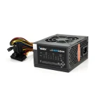 Блок живлення Merlion 450W 12cm Black + кабель живлення, 10шт у коробці, ОЕМ