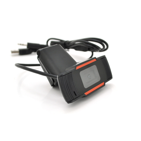 Вебкамера з гарнітурою Merlion F37, 1080p, пласт. корпус, Black, OEM