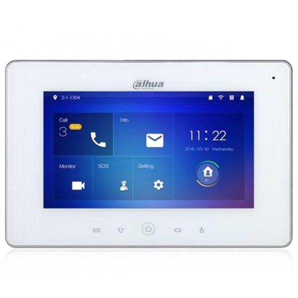 7" IP відеодомофон WIFI з пам'яттю Dahua DHI-VTH5221DW-С-S1