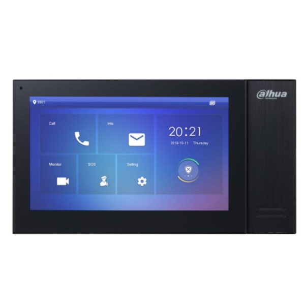 7" IP відеодомофон з пам'яттю Dahua DHI-VTH2421FB-P