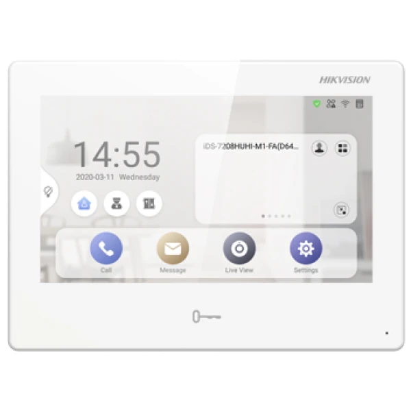 7" IP Android відеодомофон WIFI з пам'яттю Hikvision DS-KH9310-WTE1