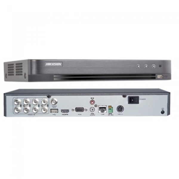 8 канальний Аналог/HD-TV/HDCVI/AHD/IP Hikvision DS-7208HQHI-K1 (4 АУДІО)