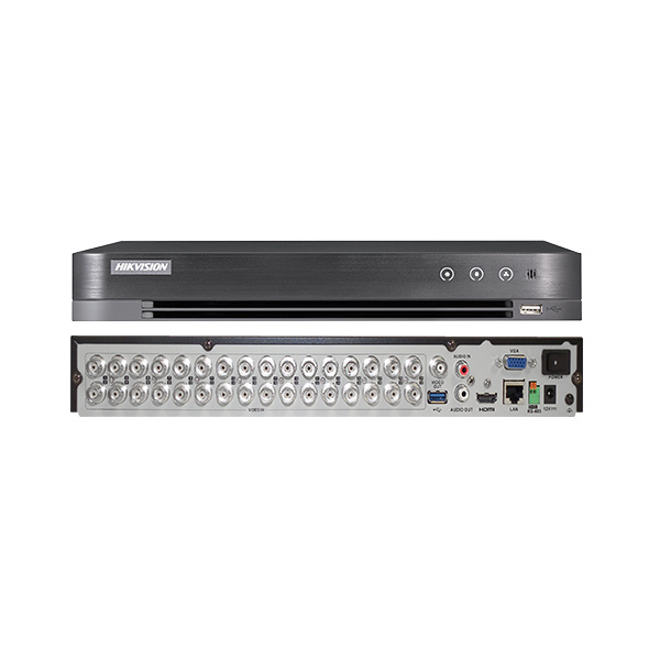 16 канальний HDTVI / HDCVI / AHD / CVBS відеореєстратор Hikvision DS-7216HQHI-K2/P (PoC)