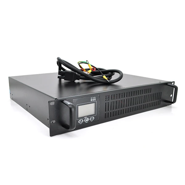 ДБЖ із правильною синусоїдою ONLINE Ritar RT-3KL-LCD, RACK 3000VA (2700Вт), 96В, під зовнішній АКБ, (480*420*90)