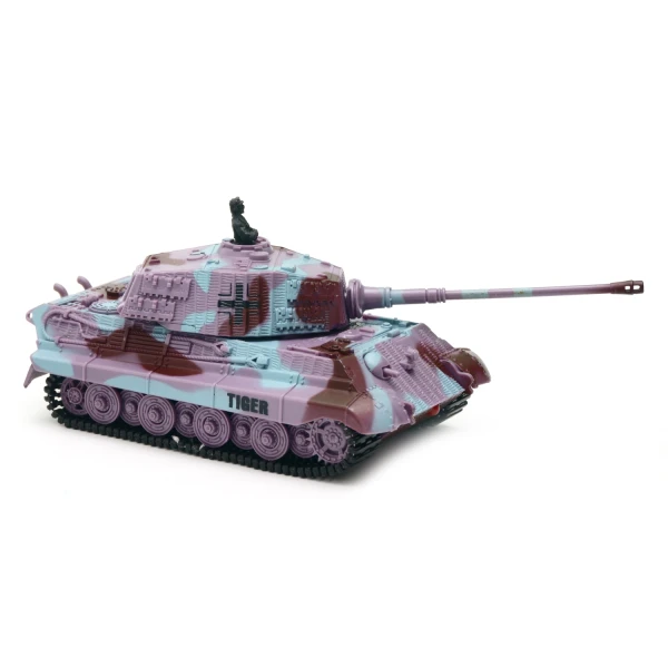 Танк мікро р/в 1:72 King Tiger зі звуком (фіолетовий, 35 МГц)
