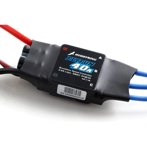 Безколекторний регулятор ходу HOBBYWING FLYFUN 40A для авіамоделей