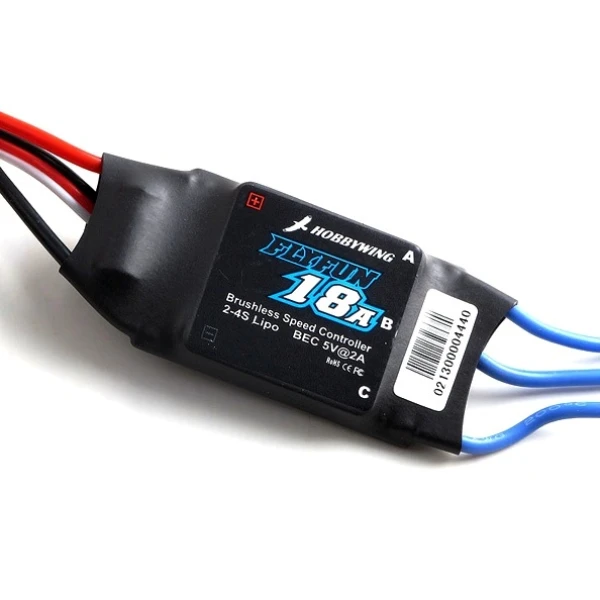 Безколекторний регулятор ходу HOBBYWING FLYFUN 18A для авіамоделей