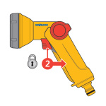 Пістолет - розпилювач HoZelock 2672 Rose-Gun - Зображення 8
