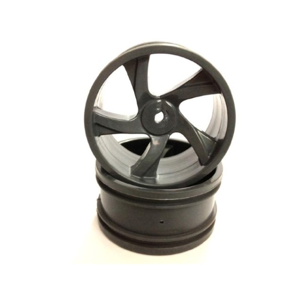 1:18 Black Rims 2P