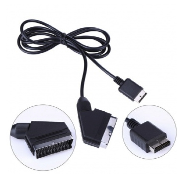 Кабель Merlion RGB Scart для Sony Playstation PS1 PS2 PS3 1,8 м