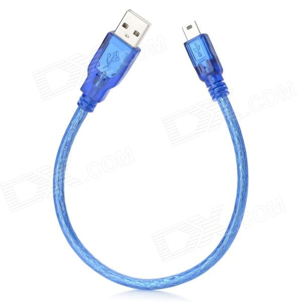 Кабель USB 2.0 RITAR (AM/Mini 5 pin) 1,5 м, синій прозрачний, Q200