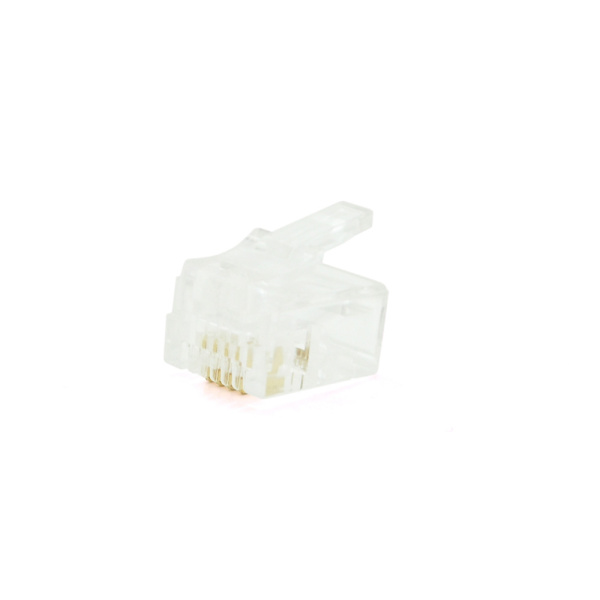 Конектор PiPo RJ-11 6P4C UTP Cat-3 (100 шт/уп.) Q10