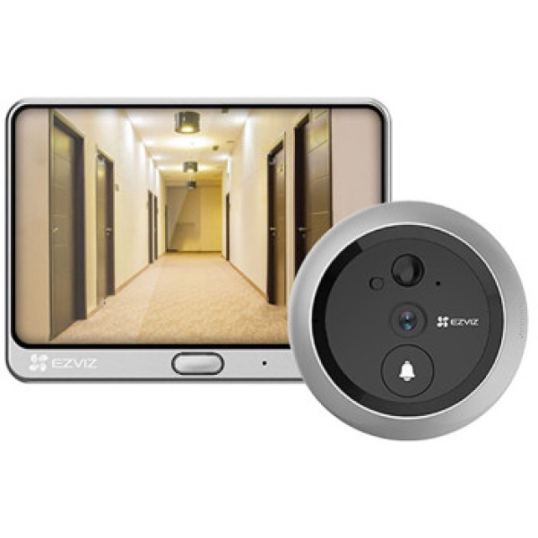 Wi-Fi дверне вічко, дзвінок та домофон Ezviz CS-DP1C (A0-4A1WPFBSR)
