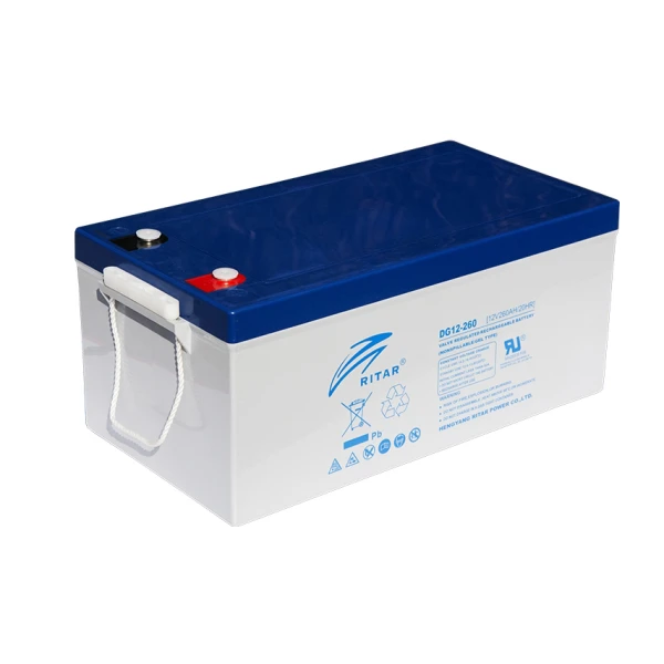 Акумуляторна батарея GEL RITAR DG12-260, Gray Case, 12V 260.0Ah