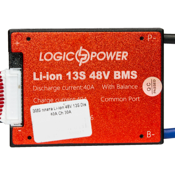 BMS плата Li-ion 48V 13S 30A симметрия