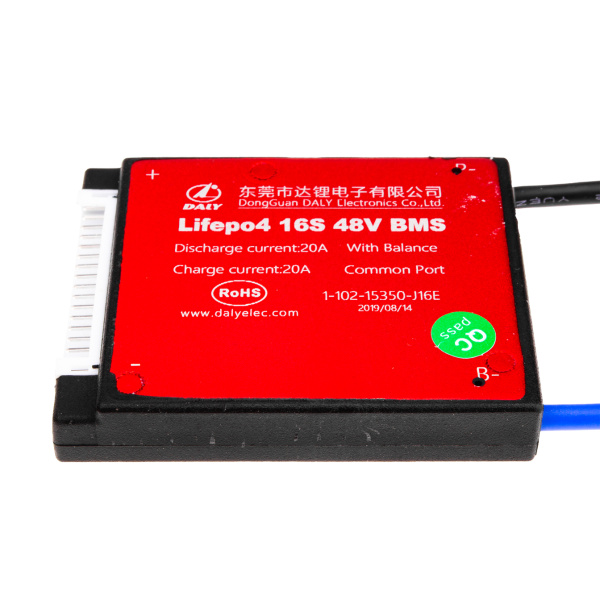 BMS плата LiFePO4 48V 16S 20A симметрия